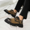 Martens, summer breathable trend high footwear for leather shoes English style for leisure platform, Korean style