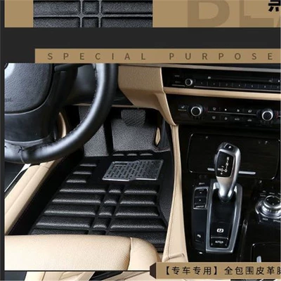 Wear-Resistant Car Floor Mats, Modelə uyğun ayaqaltı - changhe-q25-individual-driver-black