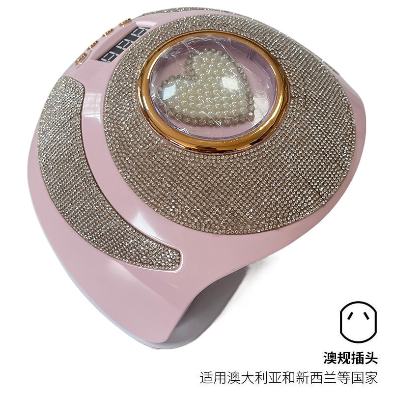Lámpara de manicura de almacenamiento 268W de alta potencia UV + LED doble fuente de luz pegamento de manicura luz fototerapia inteligente transfronteriza