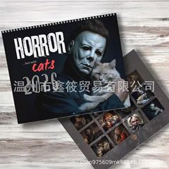 Horror & Cats 2026 Wall Calendar
