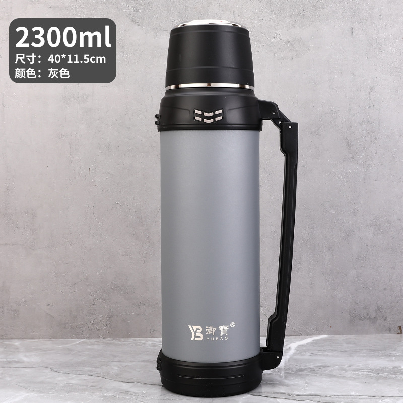 Termo de acero inoxidable 2L para exteriores portátil gran capacidad