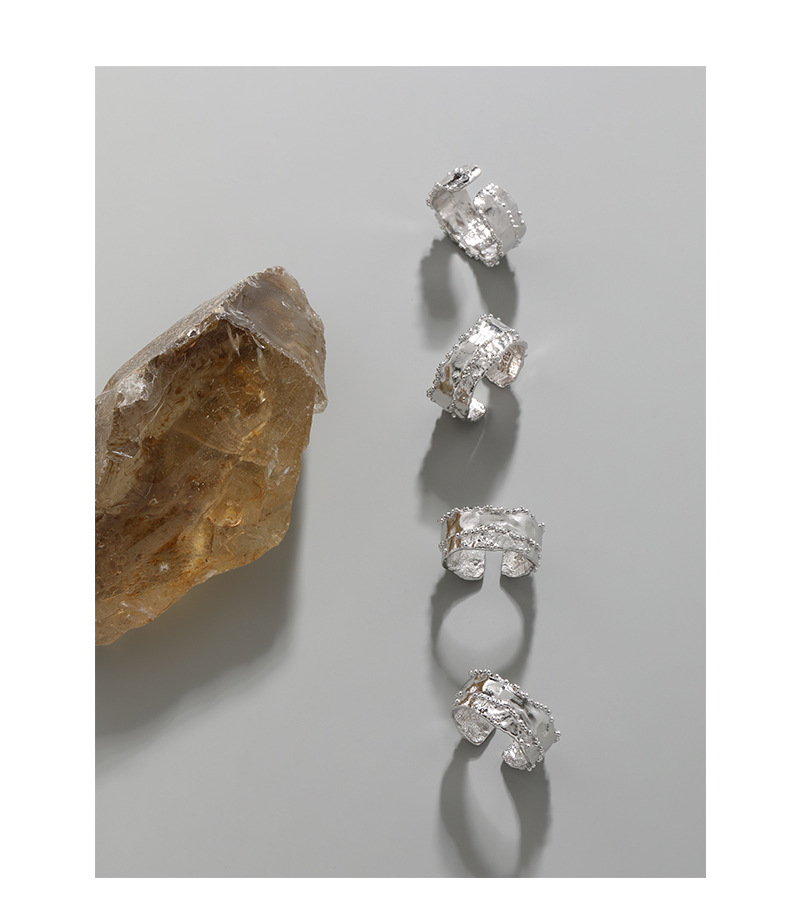 Fashion Geometric Sterling Silver Plating Open Ring