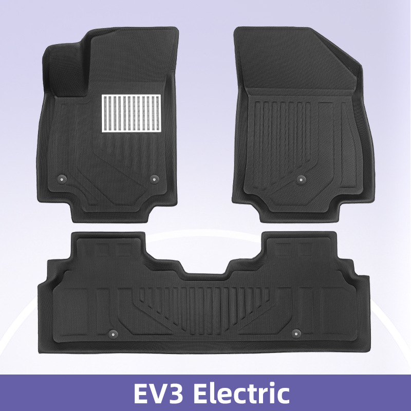 Aplicable a KIA EV3 eléctrico 2025 almohadilla de pies 3D todo el tiempo material XPE almohadilla de piso accesorios interiores