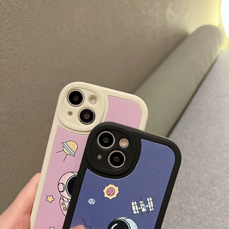 Apple, совместимый астронавтская овчина, чехол для телефона, мультяшный iPhone 11, айфон, 12промакс, большие глаза