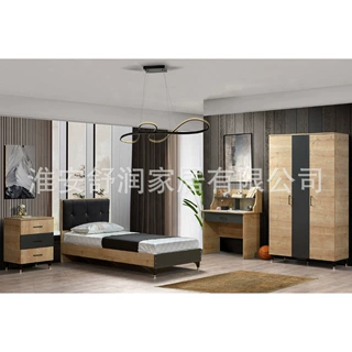 别墅婚房4件全屋成套家具卧室家具组合套装主卧整装储物柜子梳