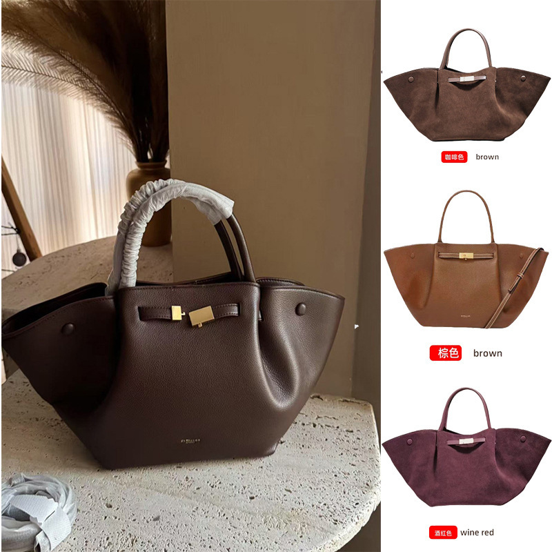 Demellier Suede Wing Bag Work Clothing Versatile Large and Small New York Bag Handbag Large Capacity Tote Women's Bag