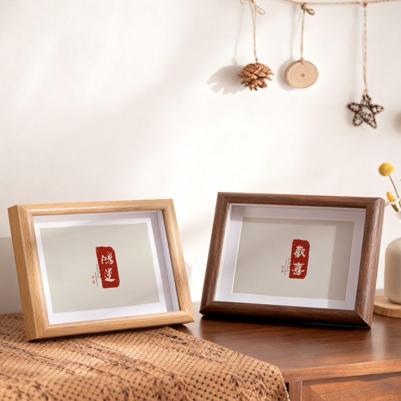 Prosperity and Warm Home Picture Frame with Pictures, Housewarming Decorations, New Home Arrangement, Peace and Joy, Housewarming Supplies, Handmade
