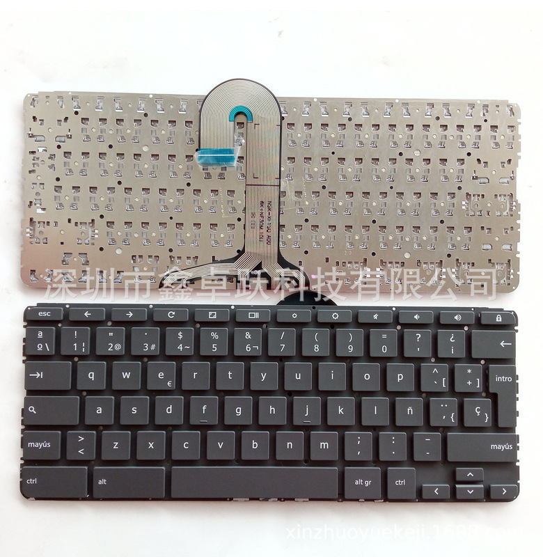 SP for HP chromebook x360 11-AE 11-ae000 laptop keyboard
