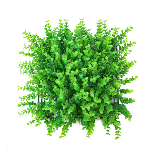 Foreign trade plastic lawn wall green plant background wall small piece of lawn simulated plant wall store front door decoration