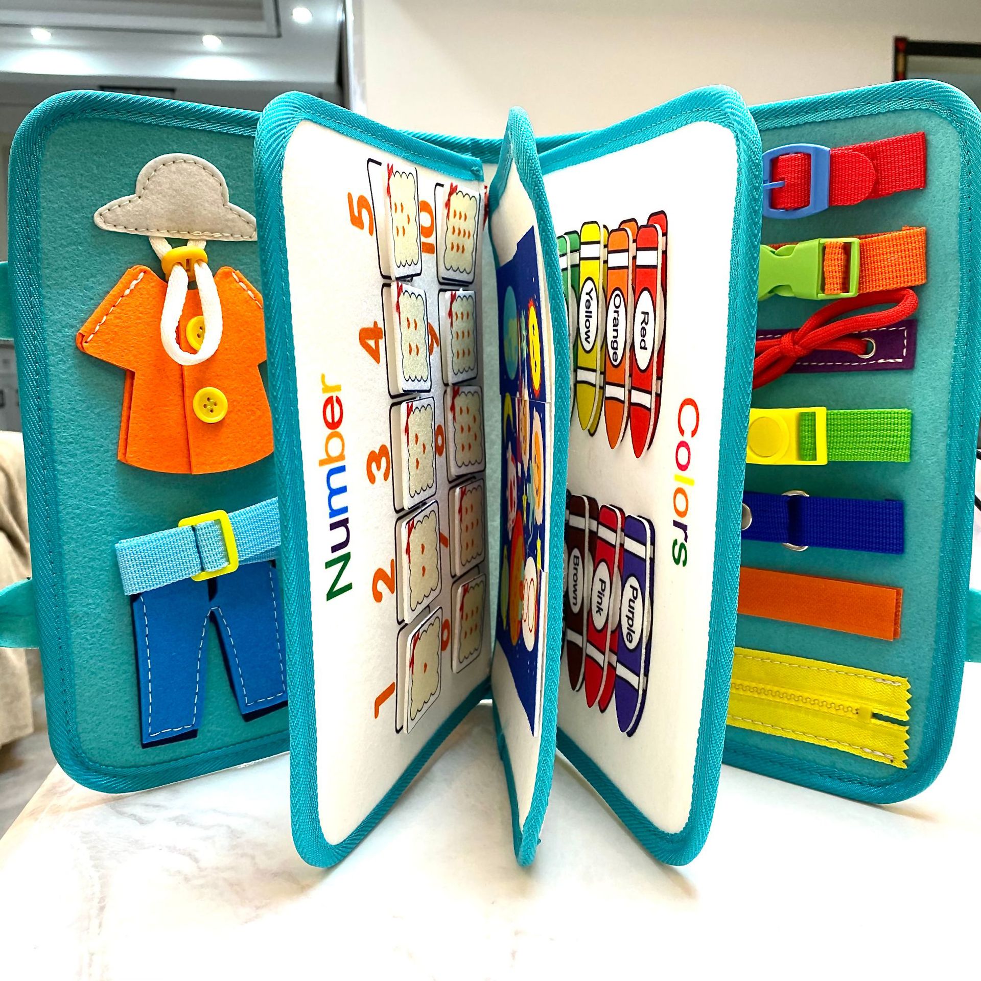 Tablero Montessori Busy Board