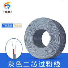 科寶隆抽線廠灰色 2464 護套線 紅白芯線 2芯 電源線信號線過粉線