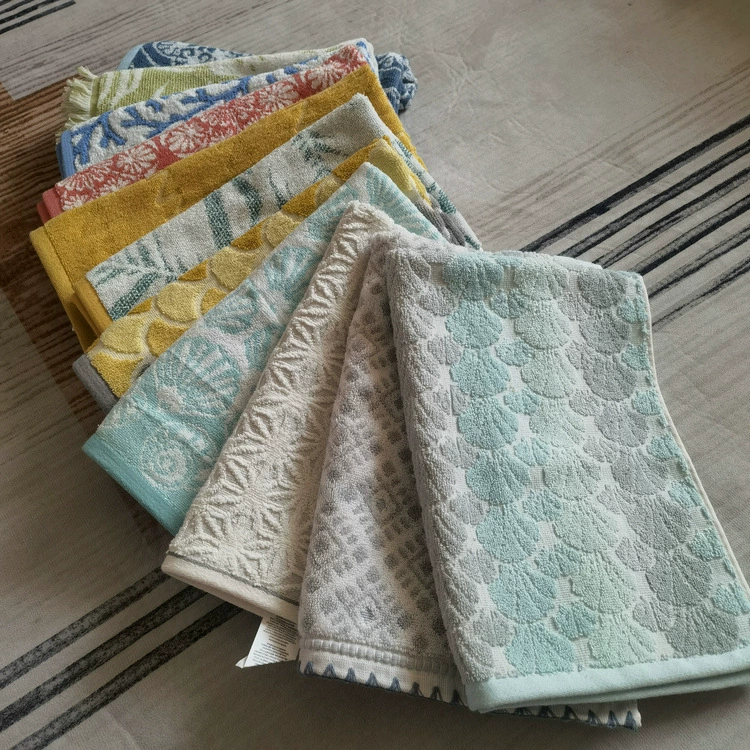 Cotton double-sided towel, increased thickness, does not fade