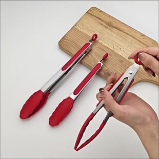 12 inch silicone food clip multi-purpose household food clip bread clip buffet steak barbecue clip baking