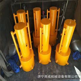 户外救援抢险气动打桩机  分体式内燃植桩机 圆木打桩器 图片