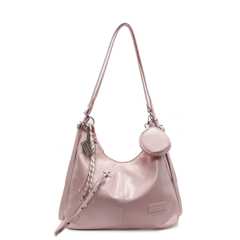 Bolsos estilo coreano bolso de axila de viento perezoso 2025 nuevo bolso de alta capacidad bolso de hombro ancho bolso casual de un solo hombro