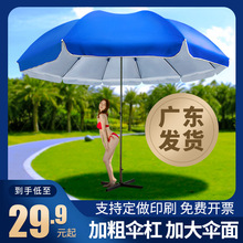 遮陽傘太陽傘戶外擺攤傘大雨傘大號商用大型庭院圓傘做生意廣告傘