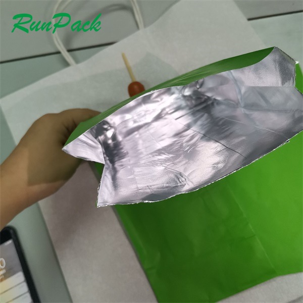 全生物降解锡纸袋烧烤打包袋尺寸印刷logo支持拿样打样