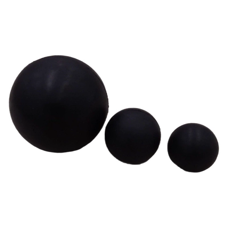 Шарик вибросита, черный резиновый шарик, шарик из натурального твердого каучука, вибросито 3 мм-200 мм, высокоэластичный износостойкий резиновый шарик