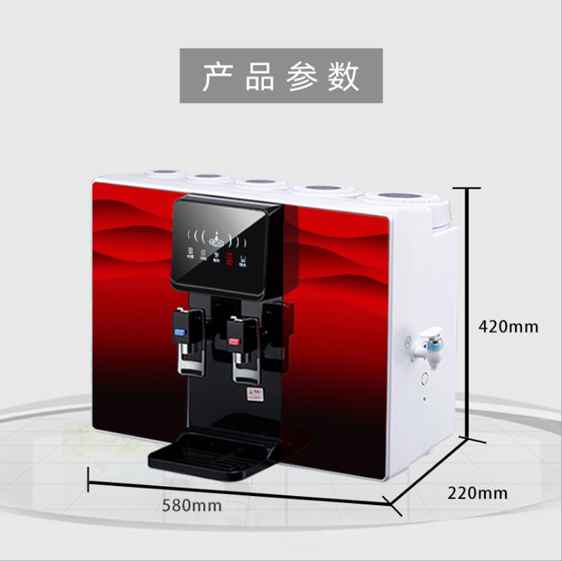 Nueva máquina de bebidas rectas de lujo todo en uno de doble uso de lujo RO-Idioma de corazón rosa (rojo) Origen