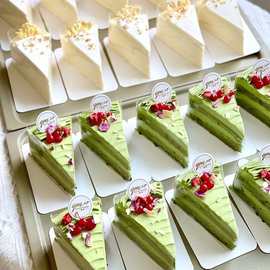 法式甜品底托千层西点甜点件切块蛋糕慕斯包装盒垫片烘焙盒子纸托