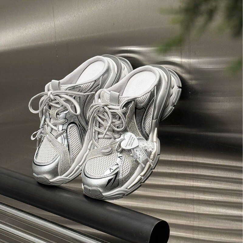 Foreword: Women's Shoes, Mules, Dad Shoes, Women's Summer Trendy Versatile Thick-Soled Closed-Toe Slip-Ons, Breathable Slip-On Sports Shoes Foreword: Women's Shoes, Mules, Dad Shoes, Women's Summer Trendy Versatile Thick-Soled Closed-Toe Slip-Ons, Breathable Slip-On Sports Shoes