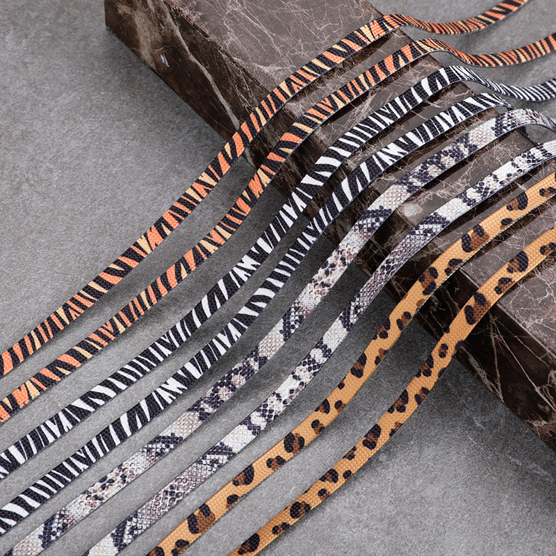 25 New Shoelaces Suitable for Air Force One Af1 Leopard Print Zebra Print Snake Print Animal Print Shoelaces in Stock Wholesale