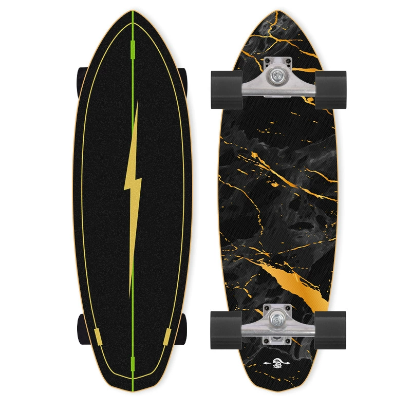 Лед Surfing Board Bridge Spring PU двойное рулевое управление SM Pusher симулятор серфинга скейтборд