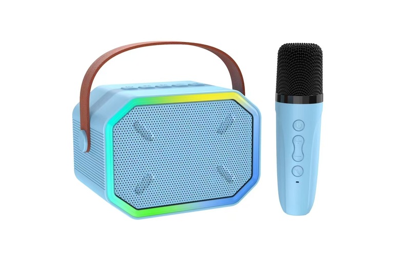P3携帯型bluetoothスピーカー家庭用無線k歌音響マイク小型家庭ktv屋外で歌う|undefined