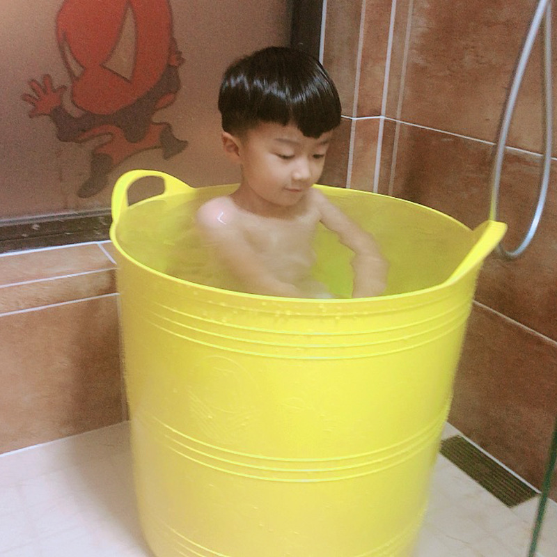 Free shipping household heightened bath bucket bath bucket children Bath bucket Children Baby Bath bucket baby swimming bathtub