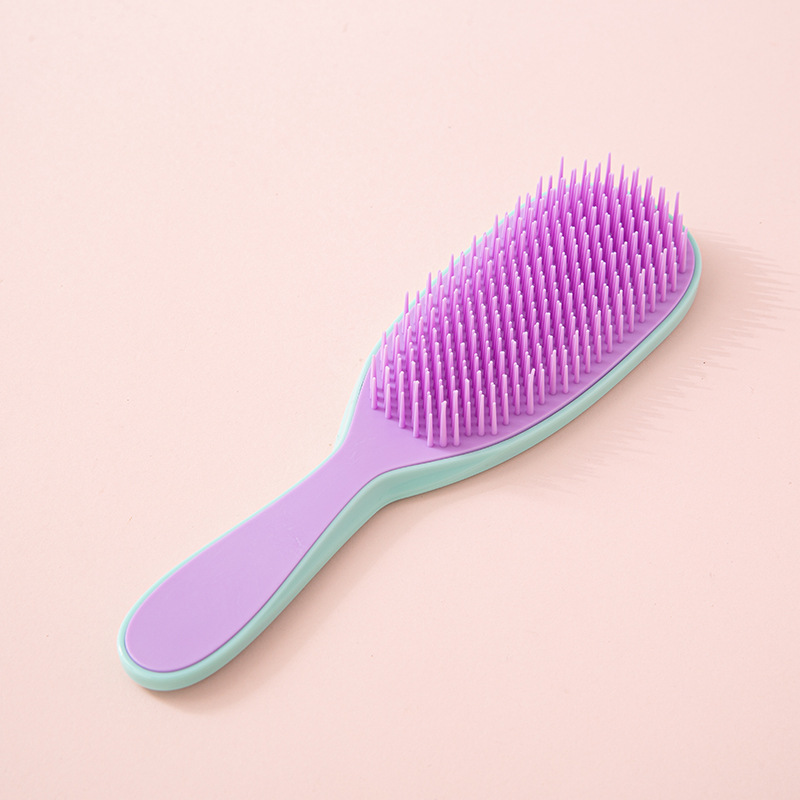 Mango largo costilla peine celebridad de Internet mismo estilo no anudado mullido masaje peine hogar costilla peine peluquería peine del pelo al por mayor