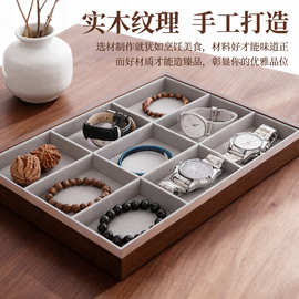 胡桃木首饰展示架项链挂架珠宝戒指手镯店铺陈列摆件看货盘饰品