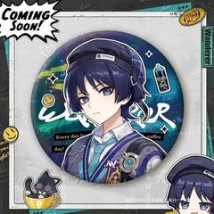 厳選された原神 MegaCoffee 共同ブランドのスカーミッシャー高価値反射バーインスタイル Meigu バッグペンダント