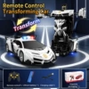 Black flashing transformer, police car, battery