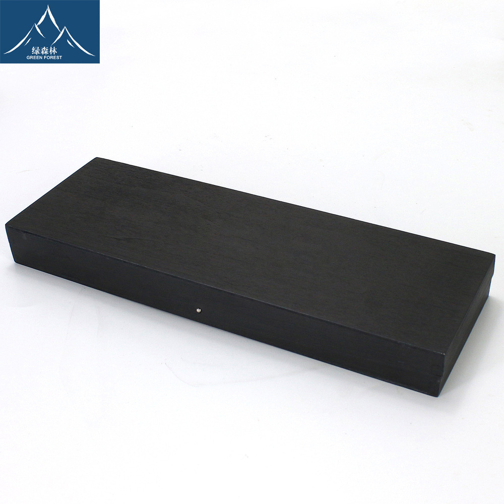 厂家现货批发高档哑光漆首饰盒珍珠项链盒黑色项链首饰包装盒木盒