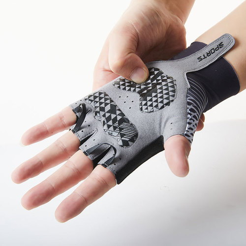 Cycling gloves men's summer D122 sports non-slip sunscreen breathable cycling outdoor fishing half-finger bicycle gloves