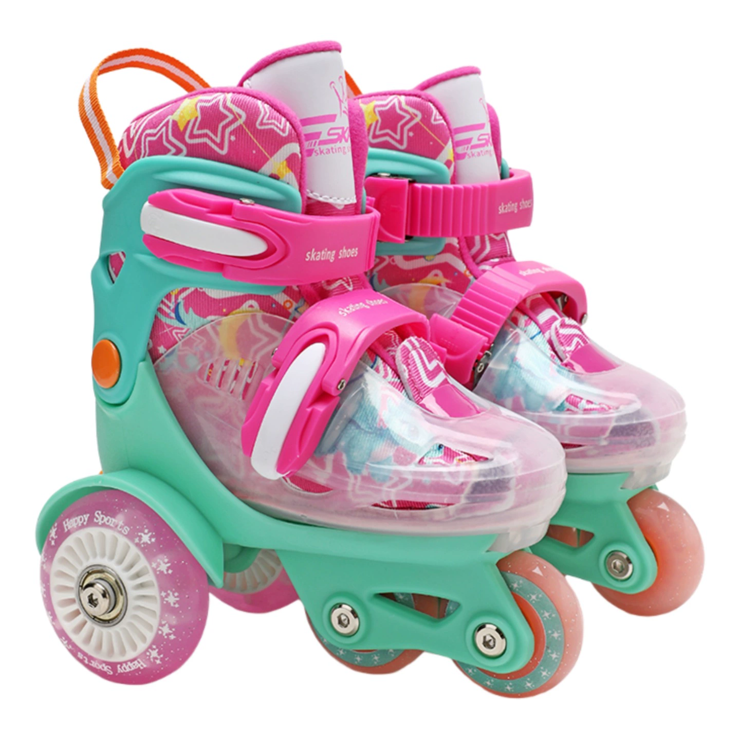 Children's shoe covers for beginners, flashing set, roller skates