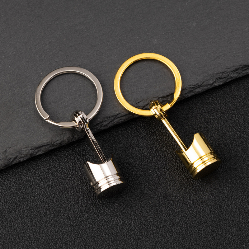 Creative Gift Car Modified Engine Piston Keychain Advertising Waist-Hanging Key Ring Pendant Laser Logo Creative Gift Car Modified Engine Piston Keychain Advertising Waist-Hanging Key Ring Pendant Laser Logo