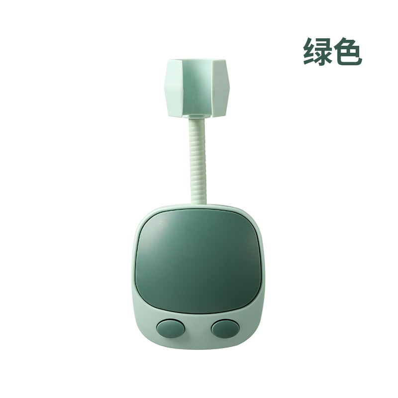 Soporte de ducha universal - Sin perforar, cabezal ajustable y giratorio, soporte fijo para boquilla de ducha y alcachofa