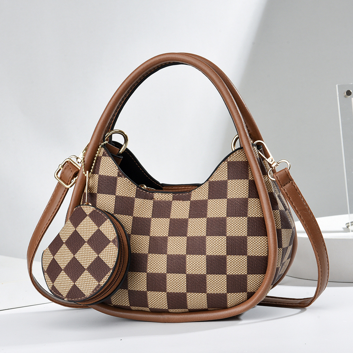 Nuevo bolso de alta calidad bolsas de mujer bolsas de comercio exterior transfronterizas bolsas de brazo texturas bolsas de hombro