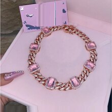 �羳�����¿��ɫ���ʯCuban Chain�荝M�HiphopŮʿ�����