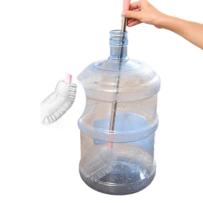 純水バケツブラシオイルポットブラシプラスチックロングハンドルエルボバケツ特別なクリーニングブラシ肥厚ウォーターディスペンサー卸売|undefined