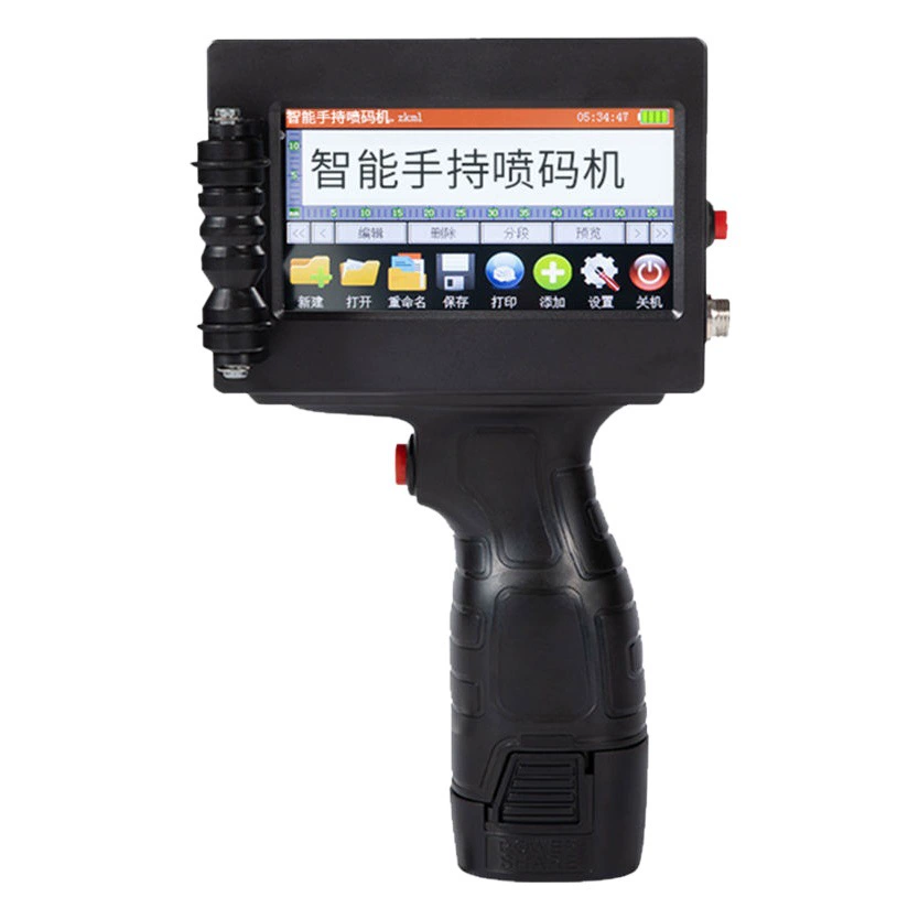 Интеллектуальный портативный струйный принтер бьет дату производства