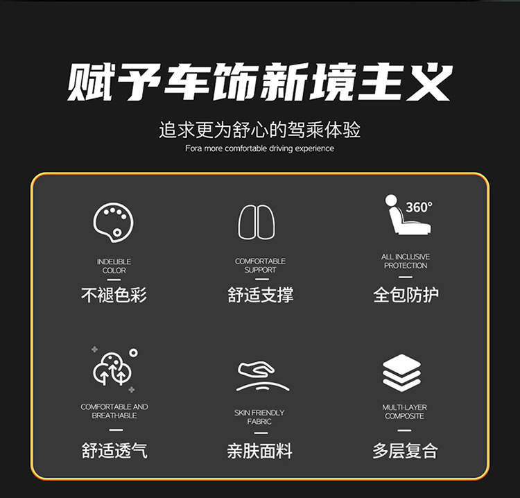 Cross-Border Car Seat Cushion New Four-Season Universal Goat Horn Full Leather All-Inclusive Breathable and Stain-Resistant Five-Seat Seat Cover