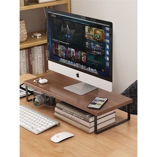 Computer Monitor Screen Stand Computer Raised Neck Support Organizer Storage Rack Computer Desk