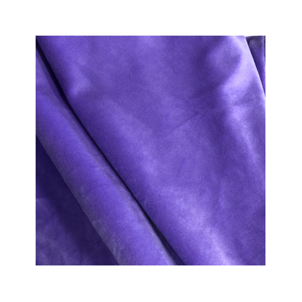 cristal espeso super suave poliéster super suave uso peluche juguete ropa tela al por mayor