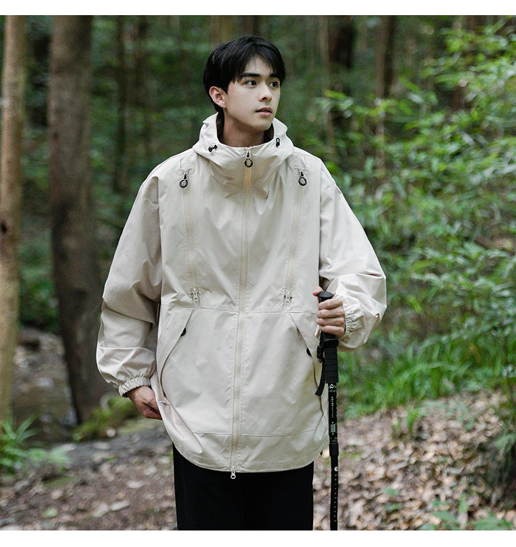 Autumn New Outdoor Mountaineering Clothing Waterproof Stormtrooper and Women's Same Style Multi Zipper workwear Jacket_voghion.com