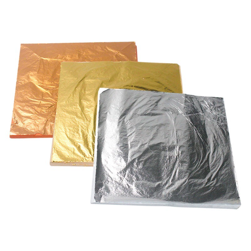 Бумага из золотой фольги 14 см/16 см, имитация золотой фольги, ремесленное украшение, горящая фольга, бумага, сырье, инженерная золотая фольга, итальянская золотая фольга