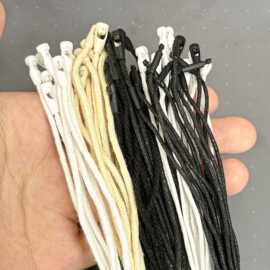 通用子弹头吊粒 箱包棉绳棉线吊绳子 手穿绳衣服装服饰吊牌绳包邮