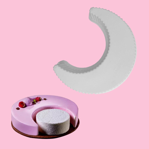 Moon Mousse Silicone Mold DIY Baking French Chiffon Gumpaste Silicone Cake Candy Mold Amazon