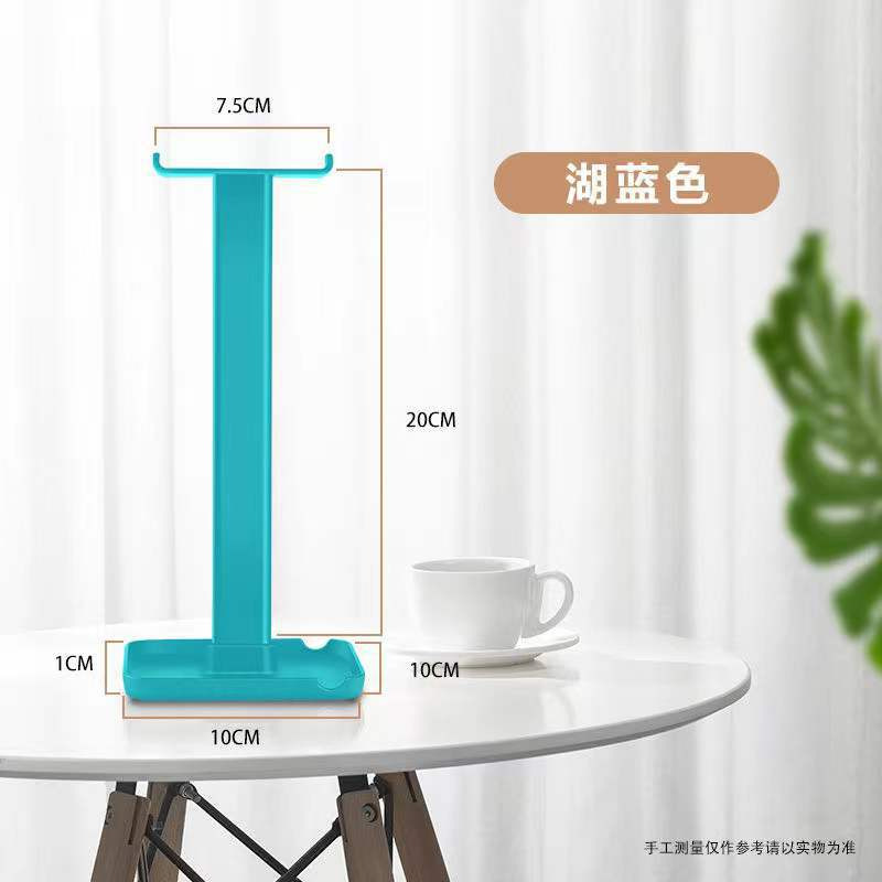 ITLY WAVE Soporte para auriculares de aleación de aluminio Soporte para auriculares de escritorio Soporte para auriculares para juegos